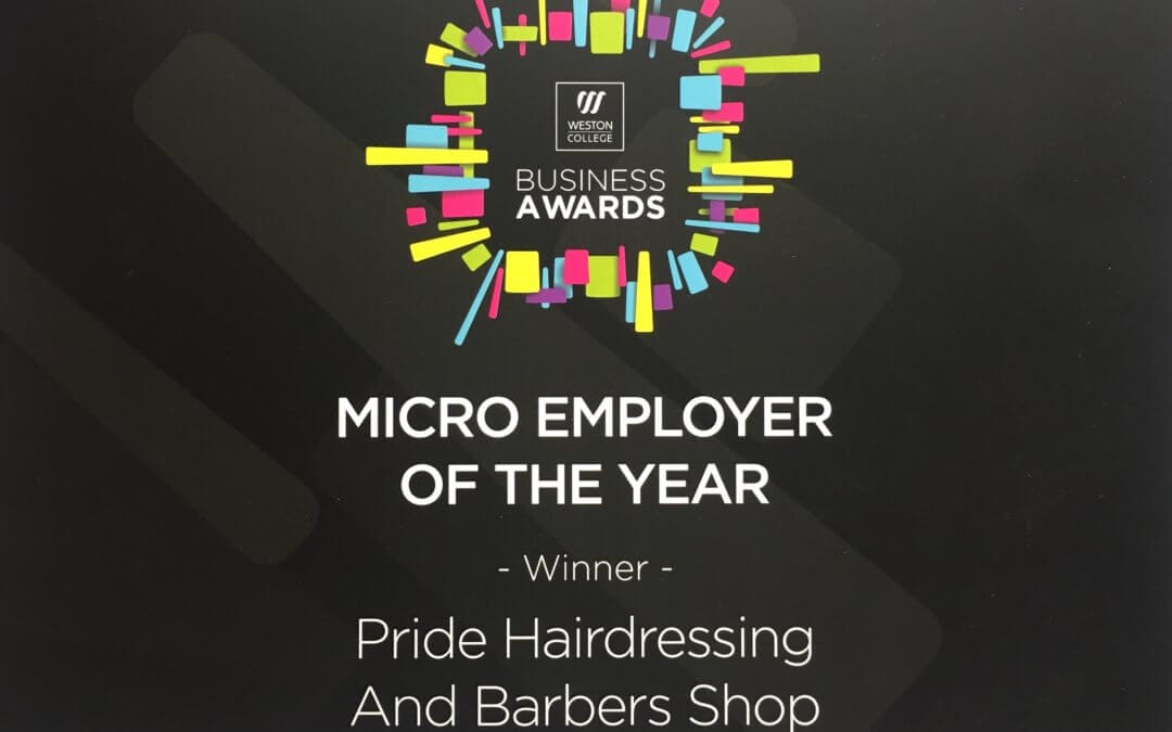 Pride Hair wins Weston College Business Award!