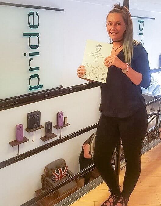 Kirsty Completes her Level 2 in Hairdressing!